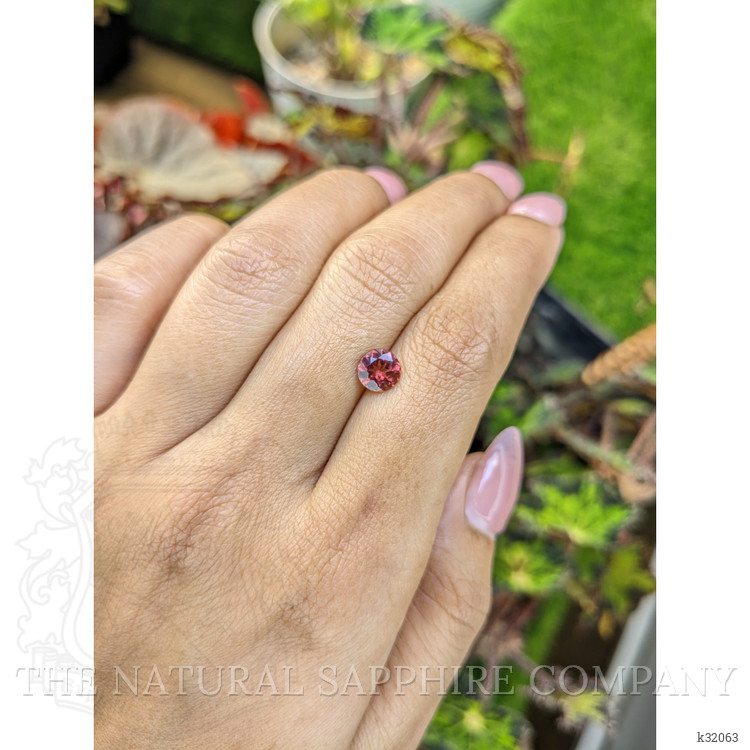 1.04 Ct. Reddish Pink Almandine Garnet from Mozambique