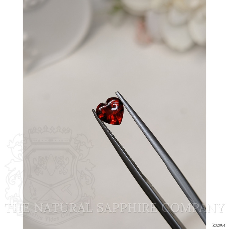 0.99 Ct. Red Cabochon Almandine Garnet from Mozambique