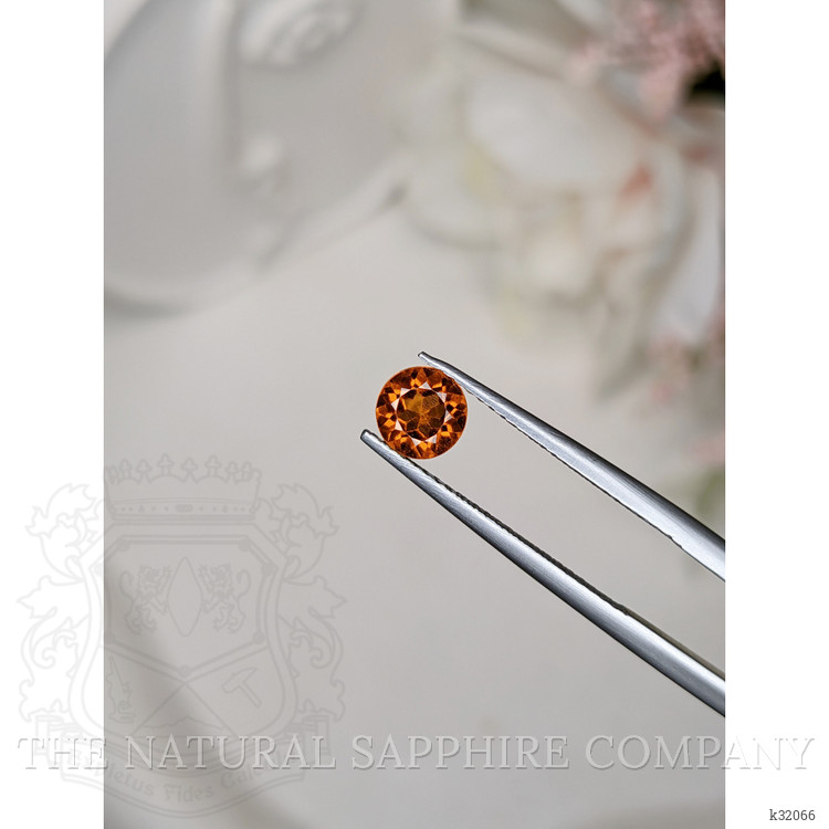 0.81 Ct. Reddish Orange Hessonite Garnet from Madagascar