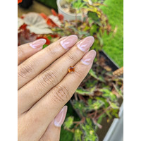 0.81 Ct. Reddish Orange Hessonite Garnet from Madagascar Life Style