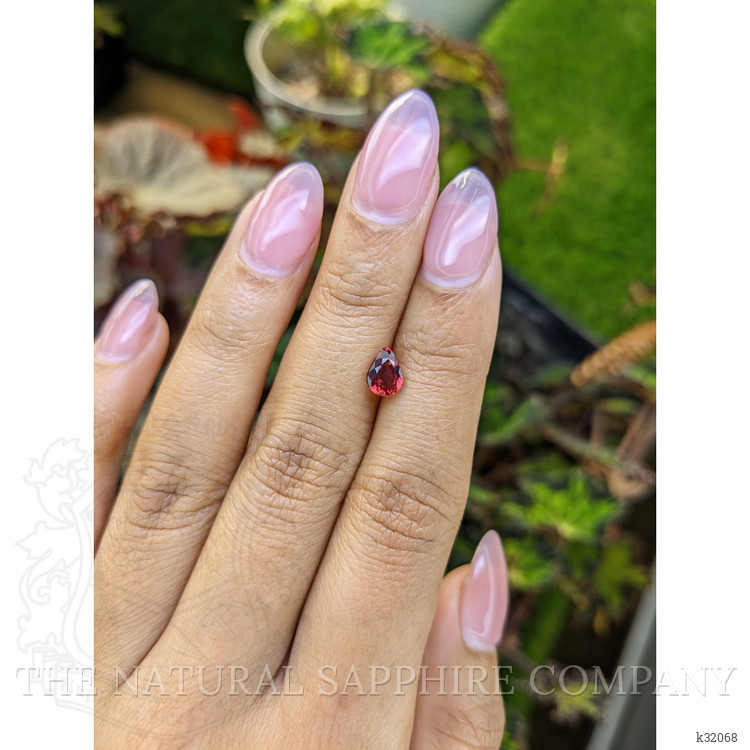 0.97 Ct. Purplish Red Almandine Garnet from Mozambique