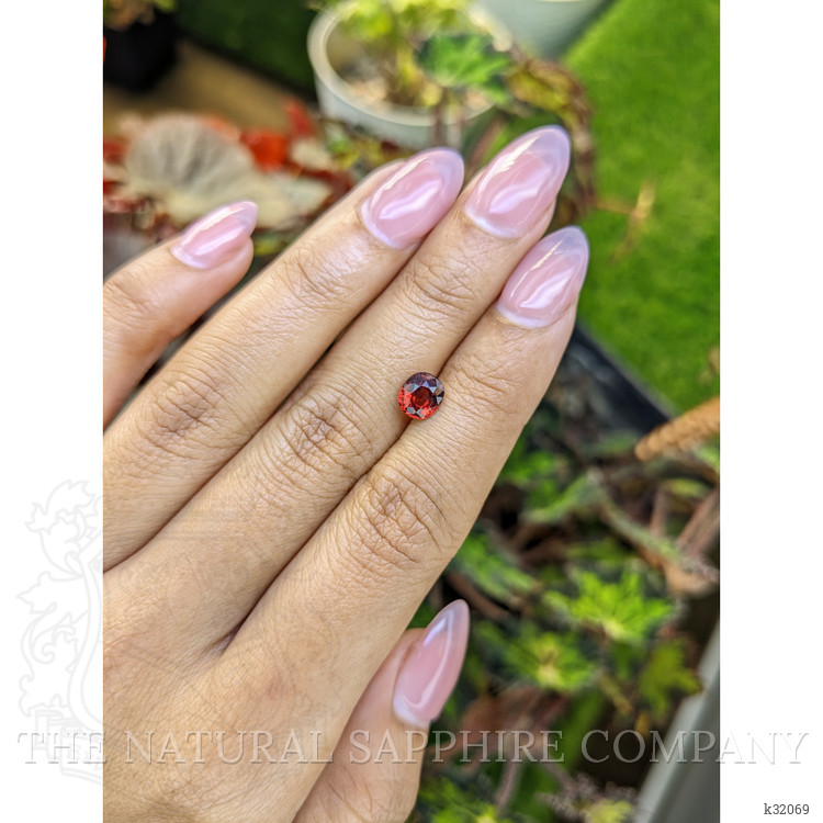 1.15 Ct. Red Almandine Garnet from Mozambique