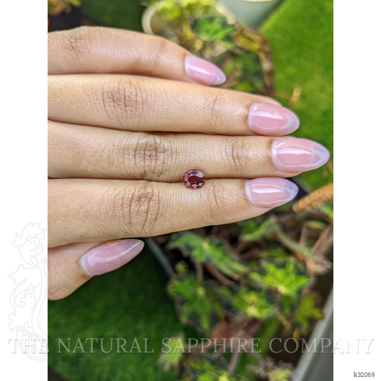 1.15 Ct. Red Almandine Garnet from Mozambique