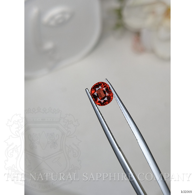 1.15 Ct. Red Almandine Garnet from Mozambique