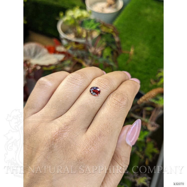 1.22 Ct. Red Almandine Garnet from Mozambique