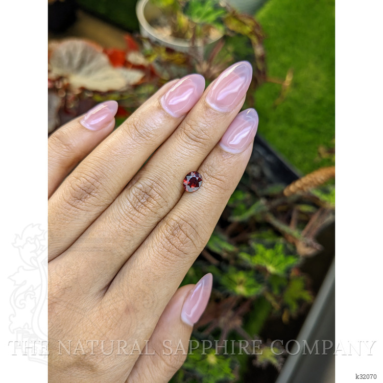 1.22 Ct. Red Almandine Garnet from Mozambique