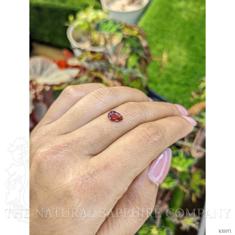 1.12 Ct. Purplish Red Rhodolite Garnet from Mozambique