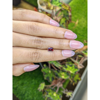 1.02 Ct. Pinkish Purple Rhodolite Garnet from Mozambique Life Style