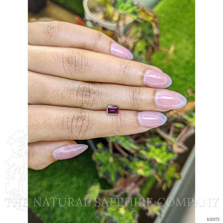 1.02 Ct. Pinkish Purple Rhodolite Garnet from Mozambique