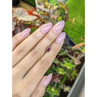 1.02 Ct. Pinkish Purple Rhodolite Garnet from Mozambique Life Style