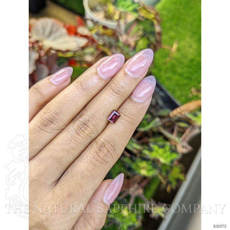1.02 Ct. Pinkish Purple Rhodolite Garnet from Mozambique