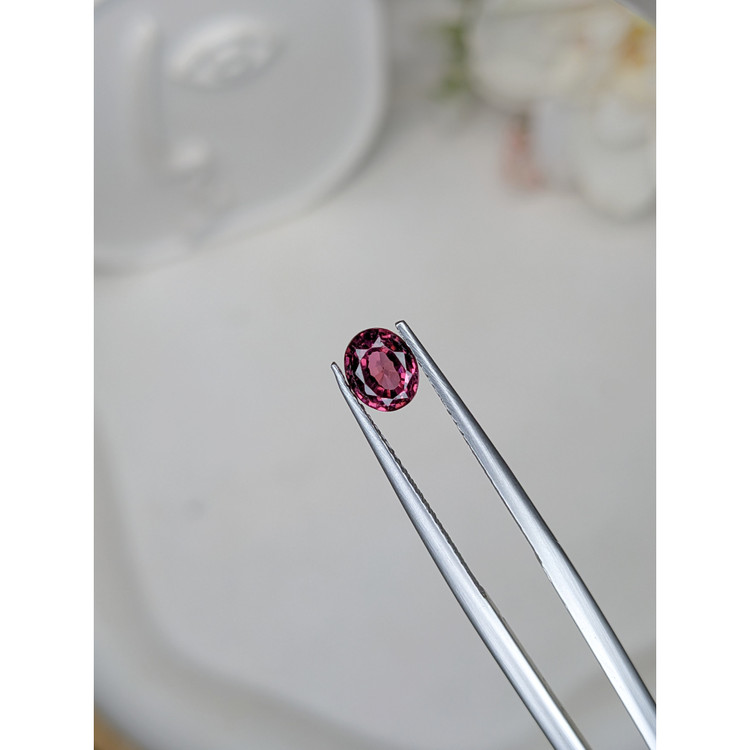 1.04 Ct. Pinkish Purple Rhodolite Garnet from Mozambique