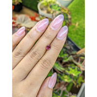 1.04 Ct. Pinkish Purple Rhodolite Garnet from Mozambique Life Style