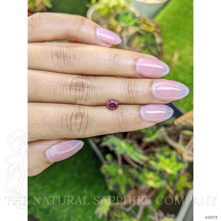 1.04 Ct. Pinkish Purple Rhodolite Garnet from Mozambique