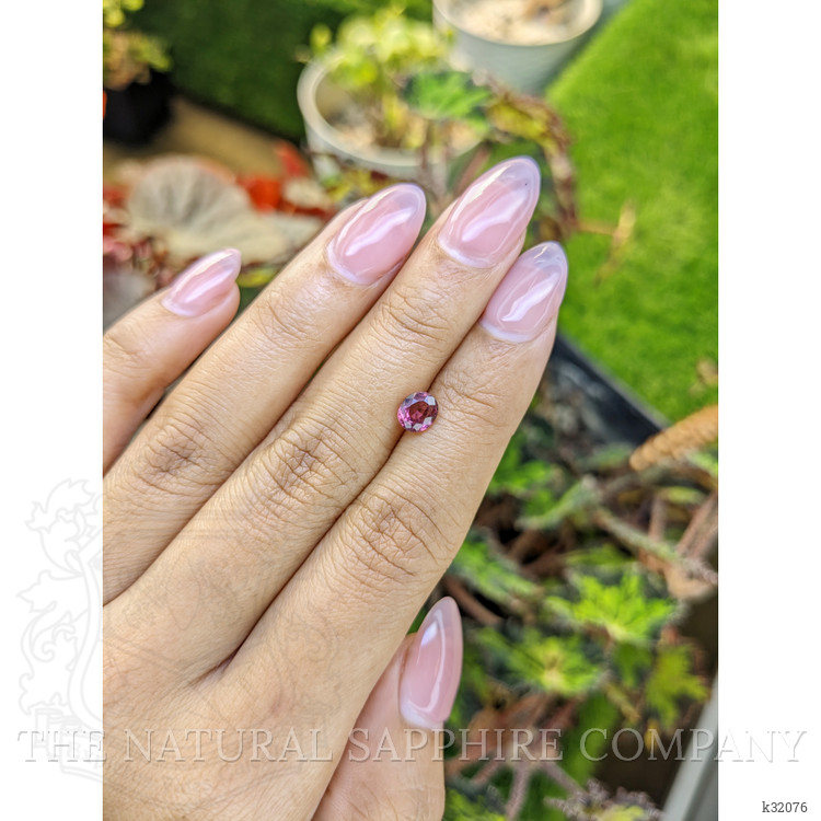 1.11 Ct. Pinkish Purple Rhodolite Garnet from Mozambique