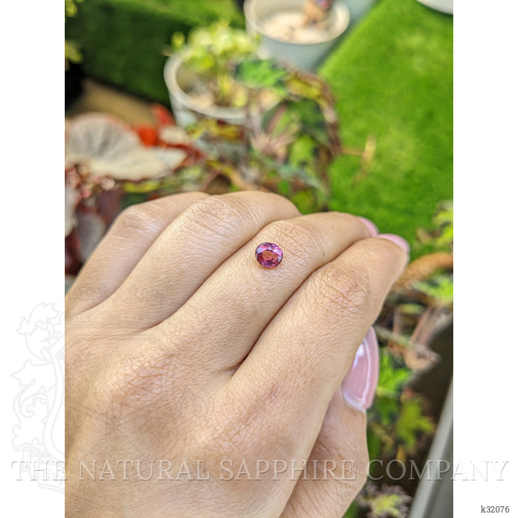 1.11 Ct. Pinkish Purple Rhodolite Garnet from Mozambique