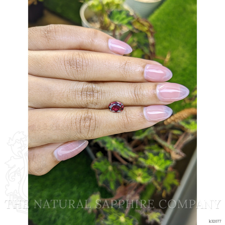 1.62 Ct. Red Rhodolite Garnet from Mozambique