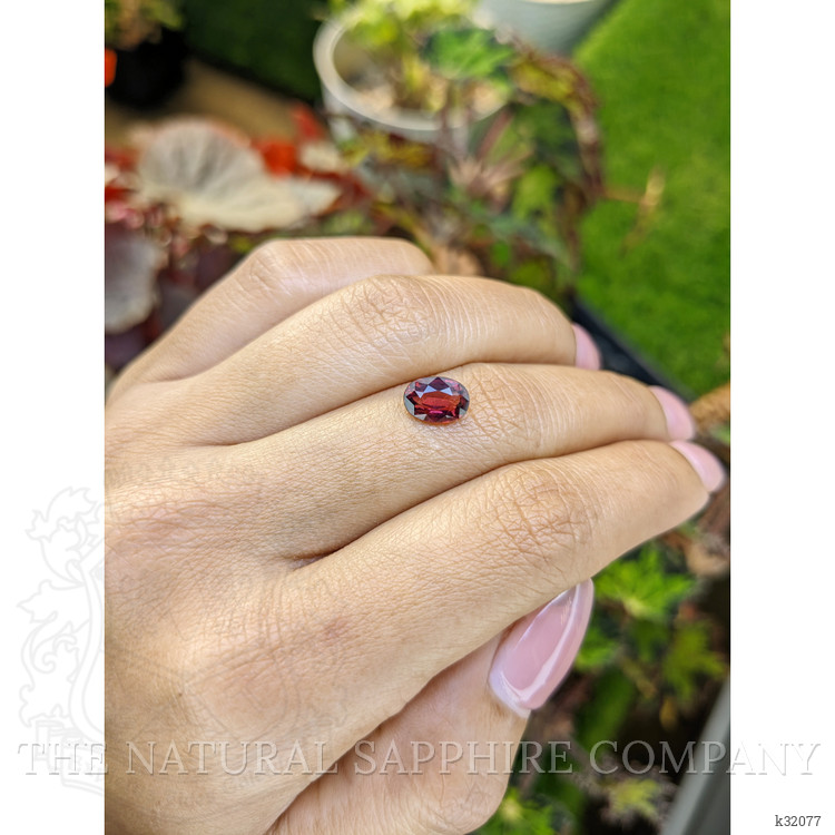 1.62 Ct. Red Rhodolite Garnet from Mozambique