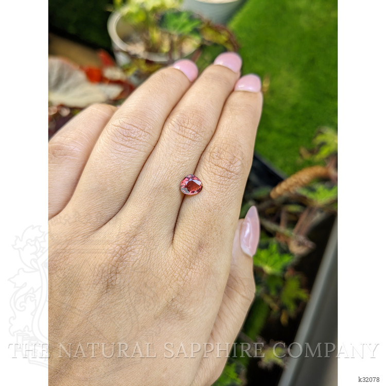 1.08 Ct. Pinkish Red Almandine Garnet from Mozambique