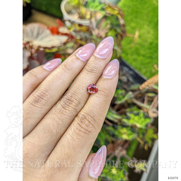 1.08 Ct. Pinkish Red Almandine Garnet from Mozambique