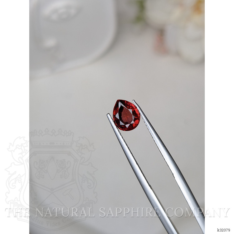 1.44 Ct. Red Almandine Garnet from Mozambique