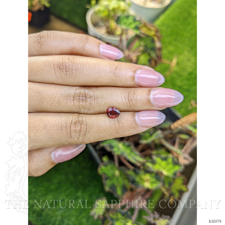 1.44 Ct. Red Almandine Garnet from Mozambique