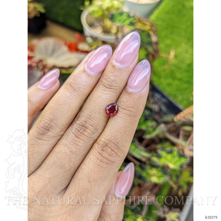 1.44 Ct. Red Almandine Garnet from Mozambique