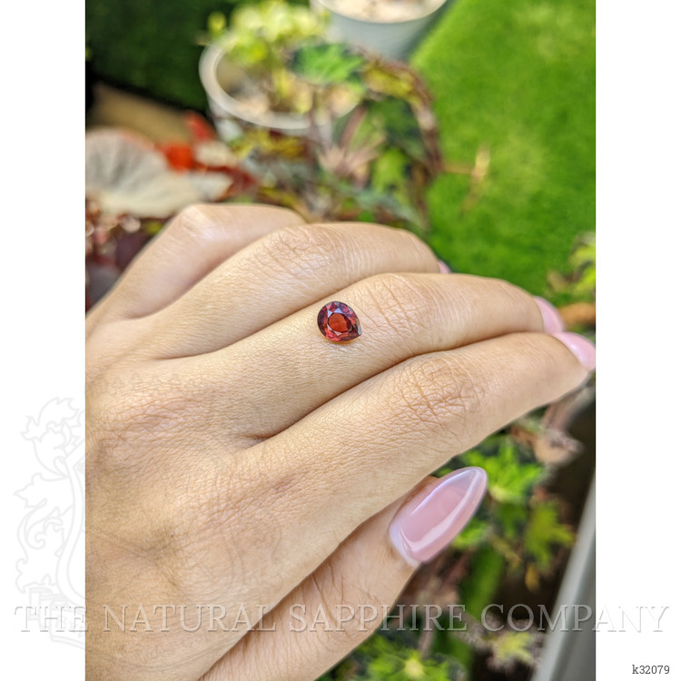 1.44 Ct. Red Almandine Garnet from Mozambique