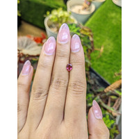 1.03 Ct. Pinkish Purple Rhodolite Garnet from Mozambique Life Style