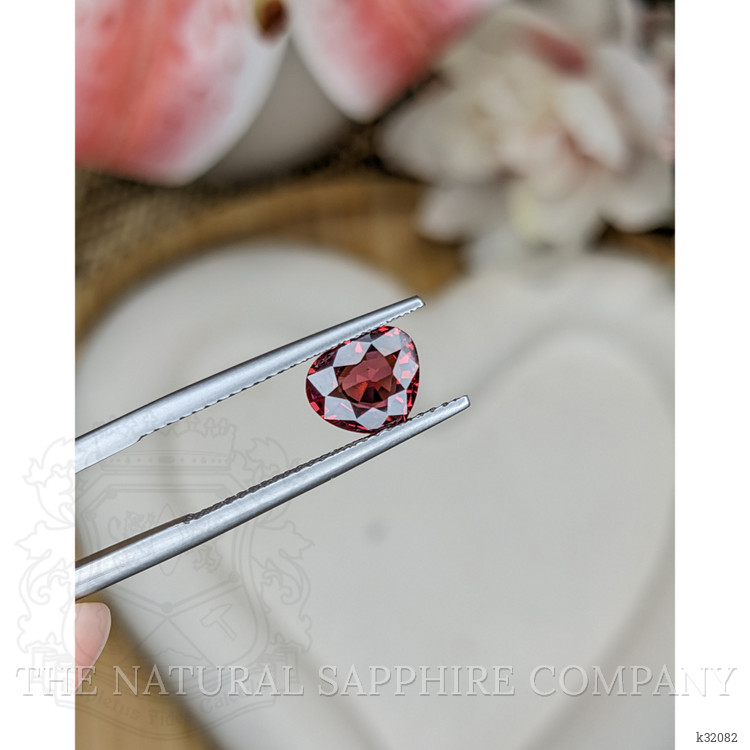 1.49 Ct. Red Rhodolite Garnet from Mozambique