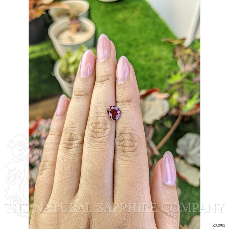 1.49 Ct. Red Rhodolite Garnet from Mozambique