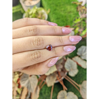 1.49 Ct. Red Rhodolite Garnet from Mozambique Life Style