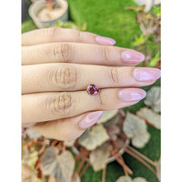 1.13 Ct. Reddish Purple Rhodolite Garnet from Mozambique Life Style
