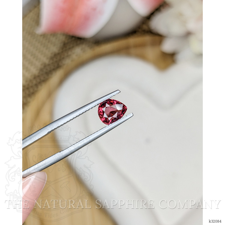 1.13 Ct. Reddish Purple Rhodolite Garnet from Mozambique
