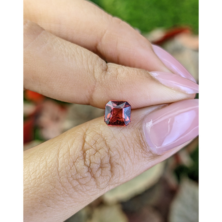 1.07 Ct. Red Almandine Garnet from Mozambique