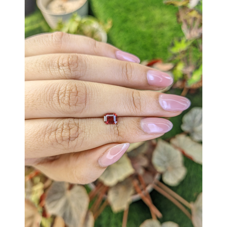 0.98 Ct. Red Almandine Garnet from Mozambique