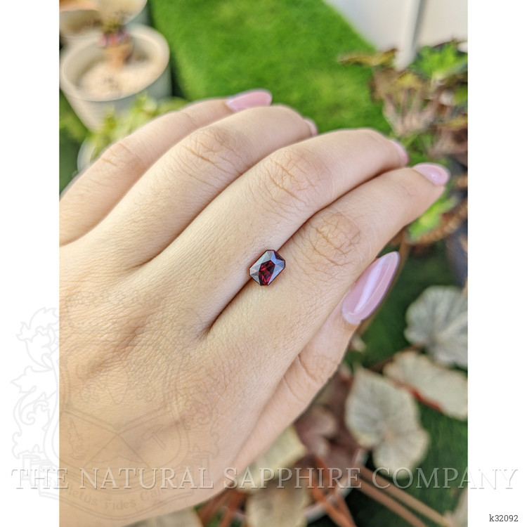 1.61 Ct. Purplish Red Rhodolite Garnet from Mozambique