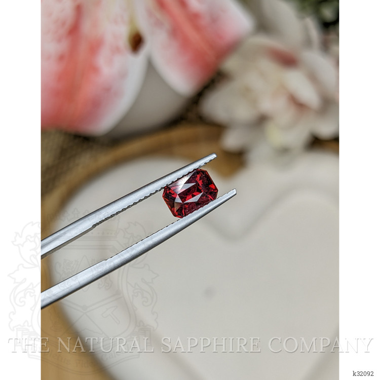 1.61 Ct. Purplish Red Rhodolite Garnet from Mozambique