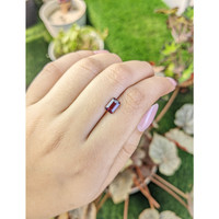 1.53 Ct. Purplish Red Rhodolite Garnet from Mozambique Life Style