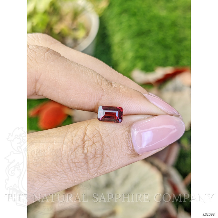 1.53 Ct. Purplish Red Rhodolite Garnet from Mozambique
