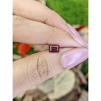 1.01 Ct. Purplish Red Rhodolite Garnet from Mozambique Life Style