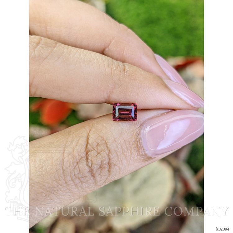 1.01 Ct. Purplish Red Rhodolite Garnet from Mozambique