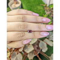 1.01 Ct. Purplish Red Rhodolite Garnet from Mozambique Life Style