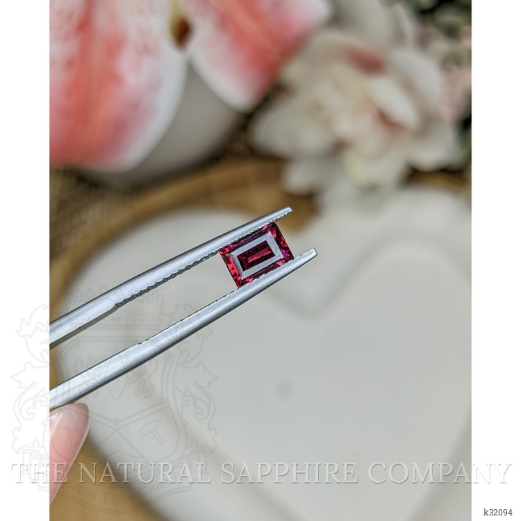 1.01 Ct. Purplish Red Rhodolite Garnet from Mozambique