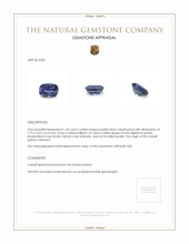 1.54 Ct. Cobalt Spinel from Vietnam Appraisal