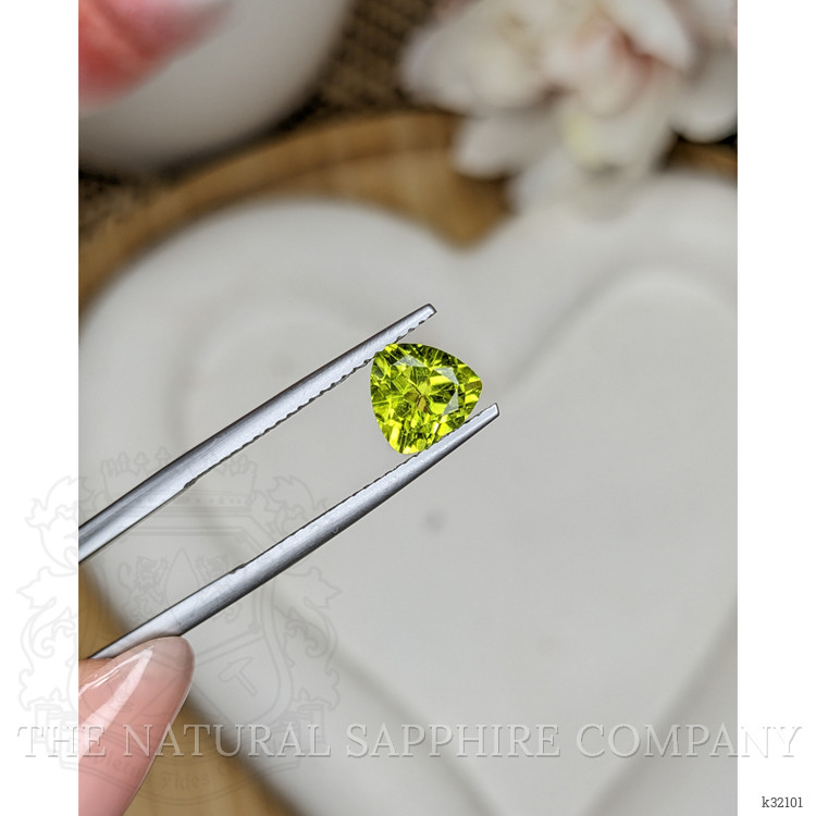 1.36 Ct. Yellowish Green Peridot from Pakistan