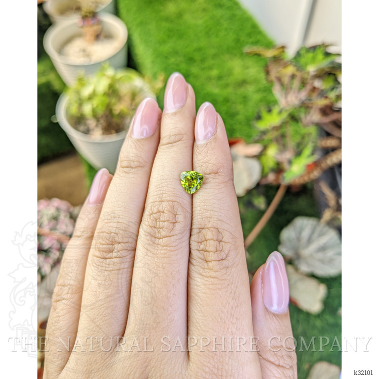 1.36 Ct. Yellowish Green Peridot from Pakistan