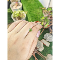 1.37 Ct. Green (Lime Green) Peridot from Pakistan Life Style