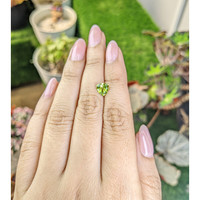 1.16 Ct. Yellowish Green Peridot from Pakistan Life Style