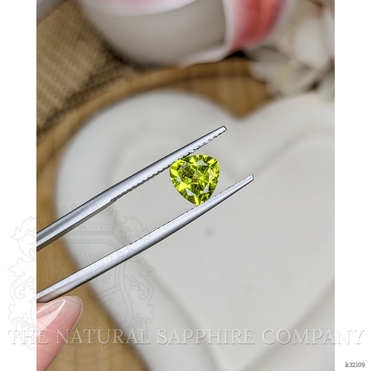 1.37 Ct. Yellowish Green Peridot from Pakistan
